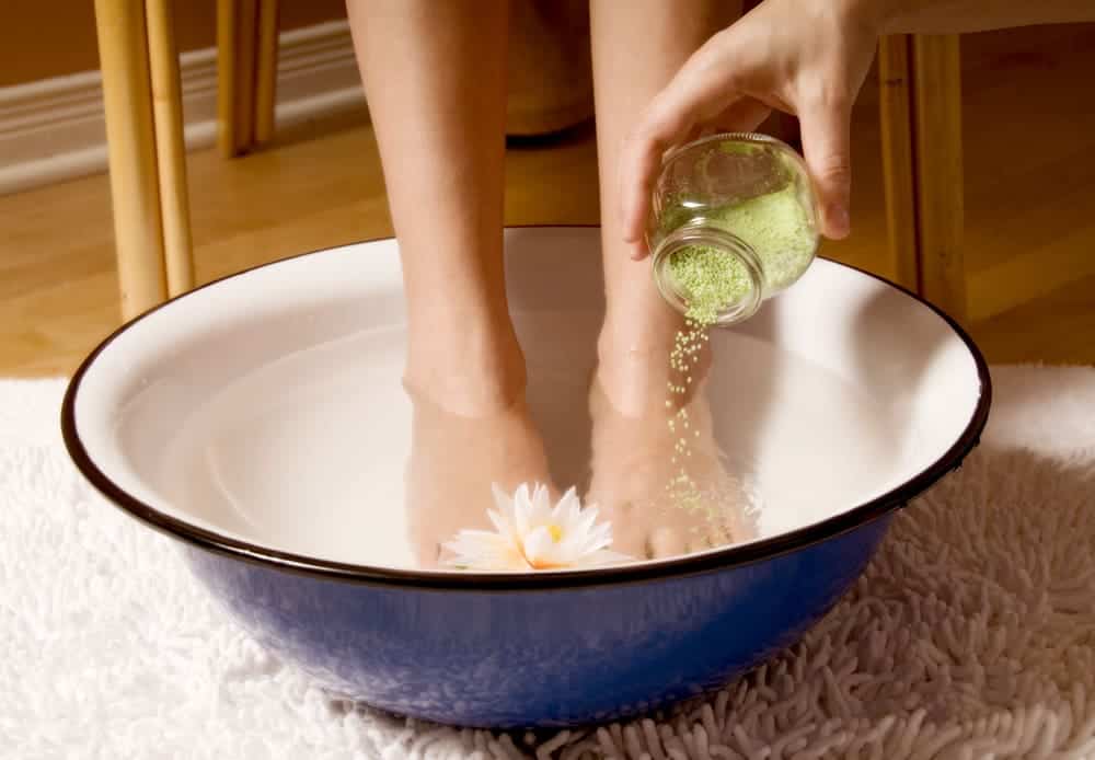 bain de pieds