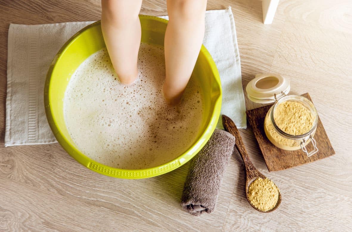 bain de pieds
